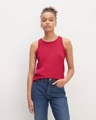 womens-organic-cotton-cutaway-tank-red-currant | primary