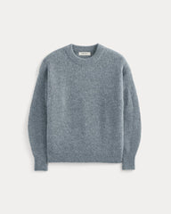 womens-alpaca-ribbed-cocoon-crew-heather-sage-blue | alt