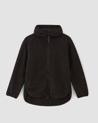 womens-renew-fleece-full-zip-hoodie-black | alt