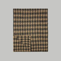 unisex-alpaca-patterned-scarf-tobacco-brown-hthr-black-buffalo-check | primary