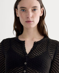 womens-lace-knit-cardigan-black