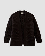 womens-cloud-oversized-textured-cardigan-black | alt