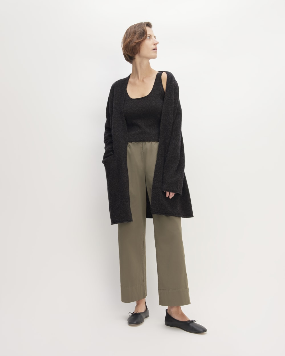 womens-cozy-stretch-long-cardigan-charcoal