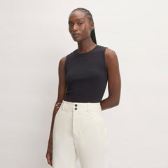 womens-supima-stretch-tank-black | primary