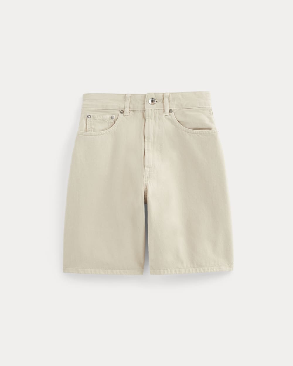 womens-long-a-line-short-garment-dyed-white-cream | alt