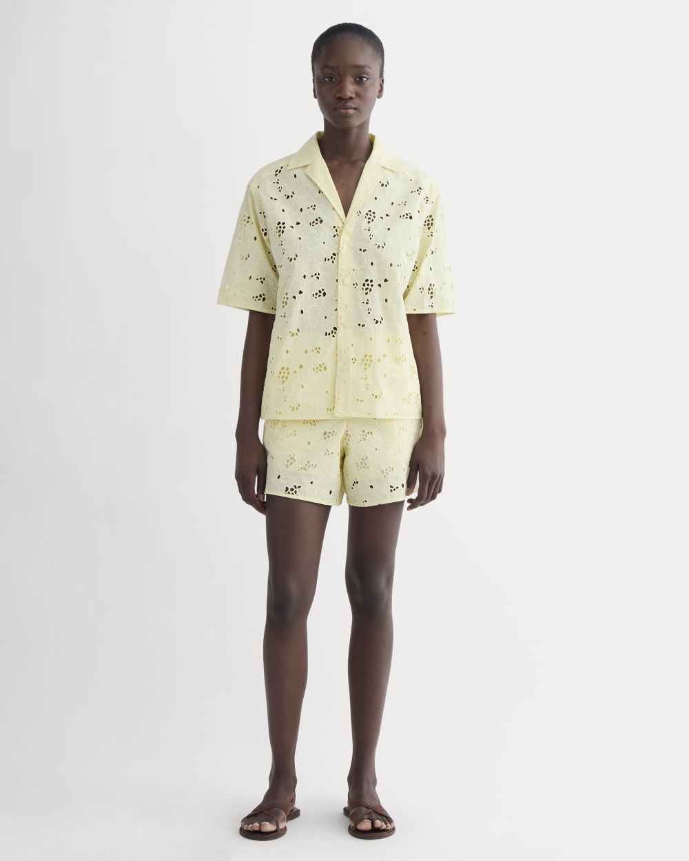 womens-eyelet-camp-shirt-lightyellow