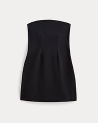 womens-dream-strapless-mini-dress-black | alt