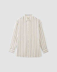 womens-linen-boyfriend-shirt-bone-navy | alt