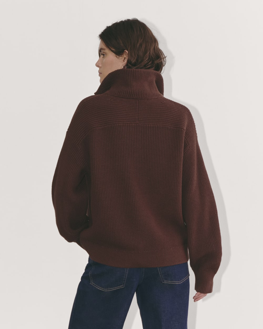 womens-cotton-half-zip-sweater-dark-mahogany