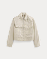 womens-cropped-utility-jacket-peyote | alt