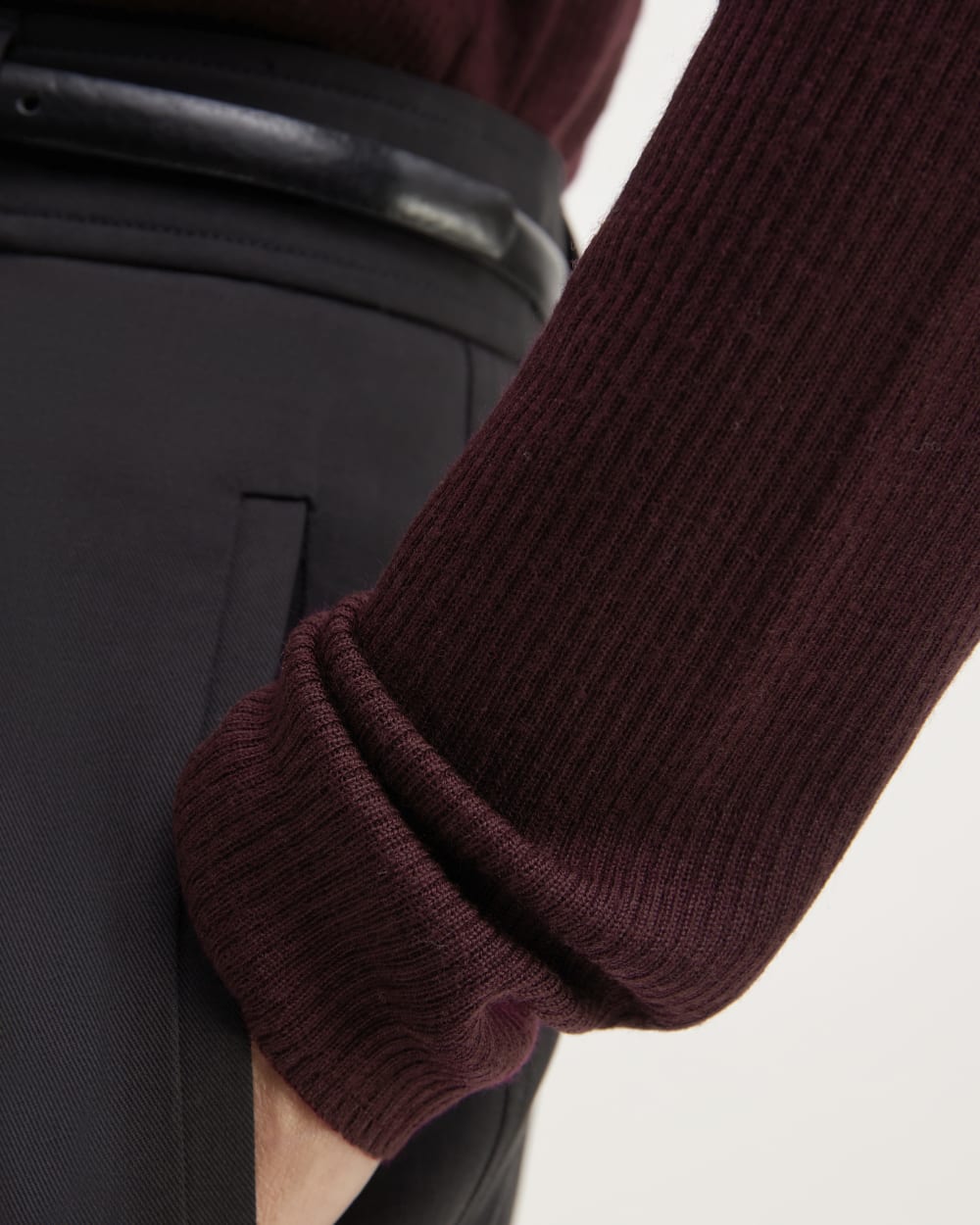 womens-ultrafine-merino-ribbed-polo-burgundy