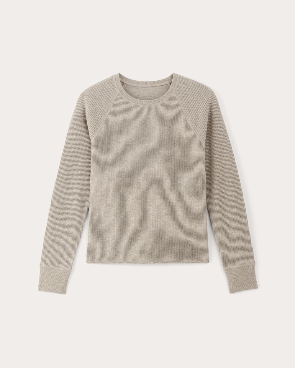 womens-cotton-waffle-crew-ls-tee-oatmeal-heather | alt