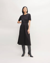 womens-dream-short-sleeve-dress-black | primary