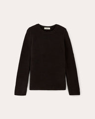 womens-organic-cotton-open-stitch-crew-black | alt