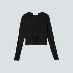 womens-cotton-merino-front-tie-top-black