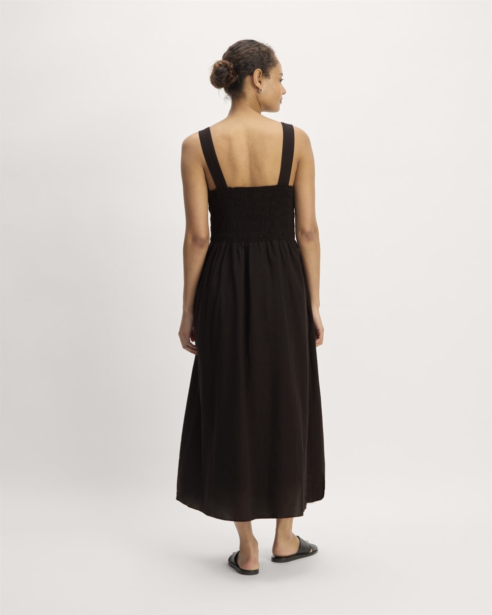 womens-gauze-smock-dress-black