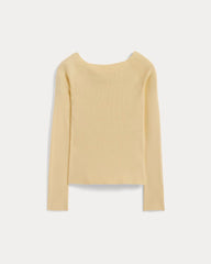 womens-knit-boatneck-top-banana-crepe | alt