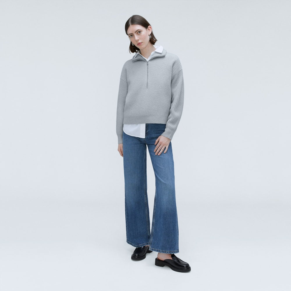 womens-felted-merino-halfzip-sweater-sky-blue