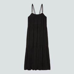 womens-naia-ripple-tiered-maxi-dress-black | alt