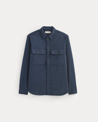 mens-heavyweight-overshirt-heather-rich-navy | alt