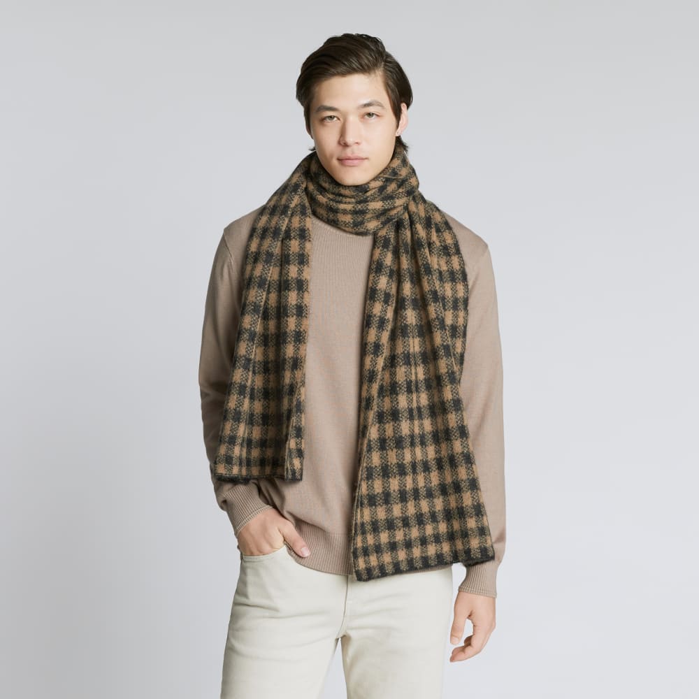 unisex-alpaca-patterned-scarf-tobacco-brown-hthr-black-buffalo-check