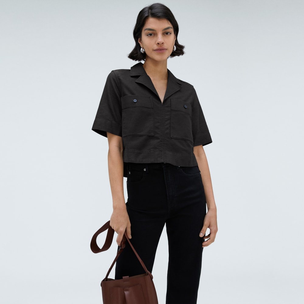 womens-oxford-popover-shirt-black
