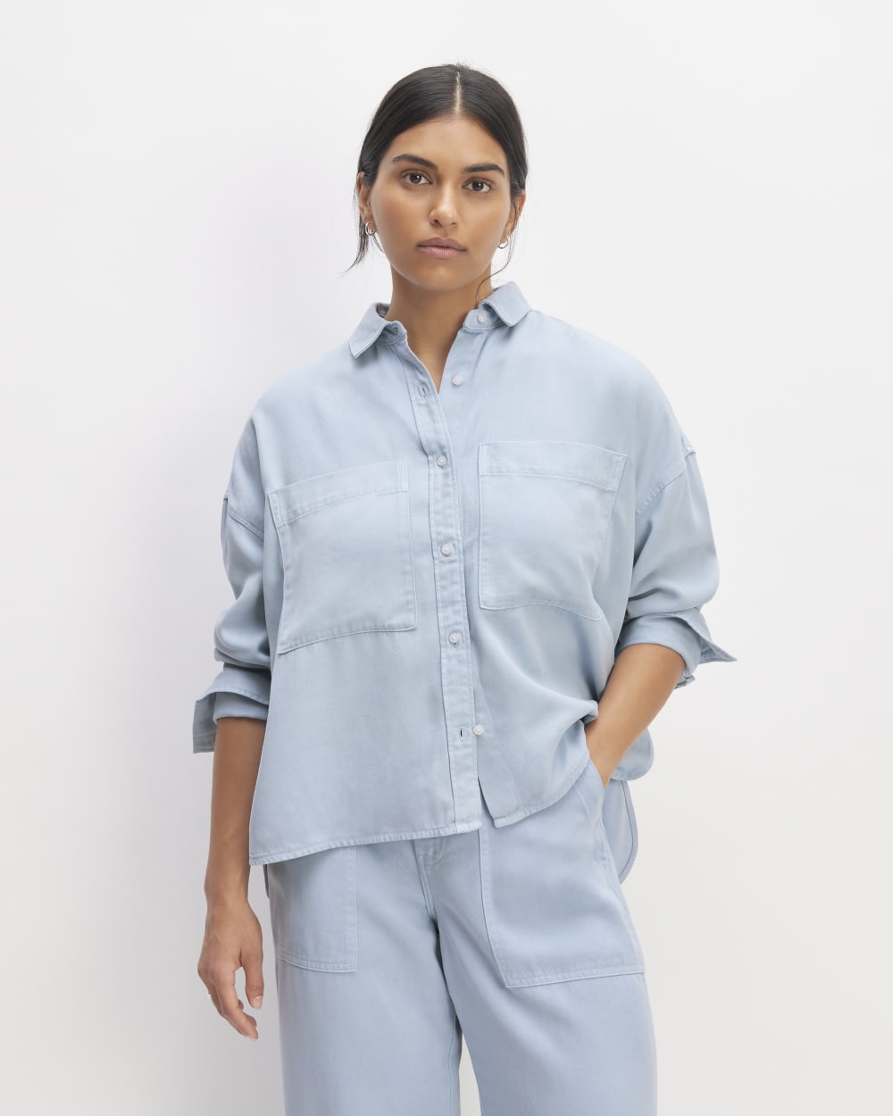 womens-tencel-boxy-shirt-chambray-blue | primary