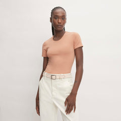 womens-supima-stretch-crew-neck-tee-blush-pink | primary