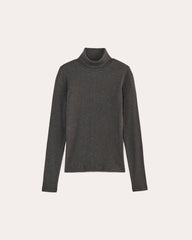womens-supima-rib-turtleneck-heathered-soot | alt