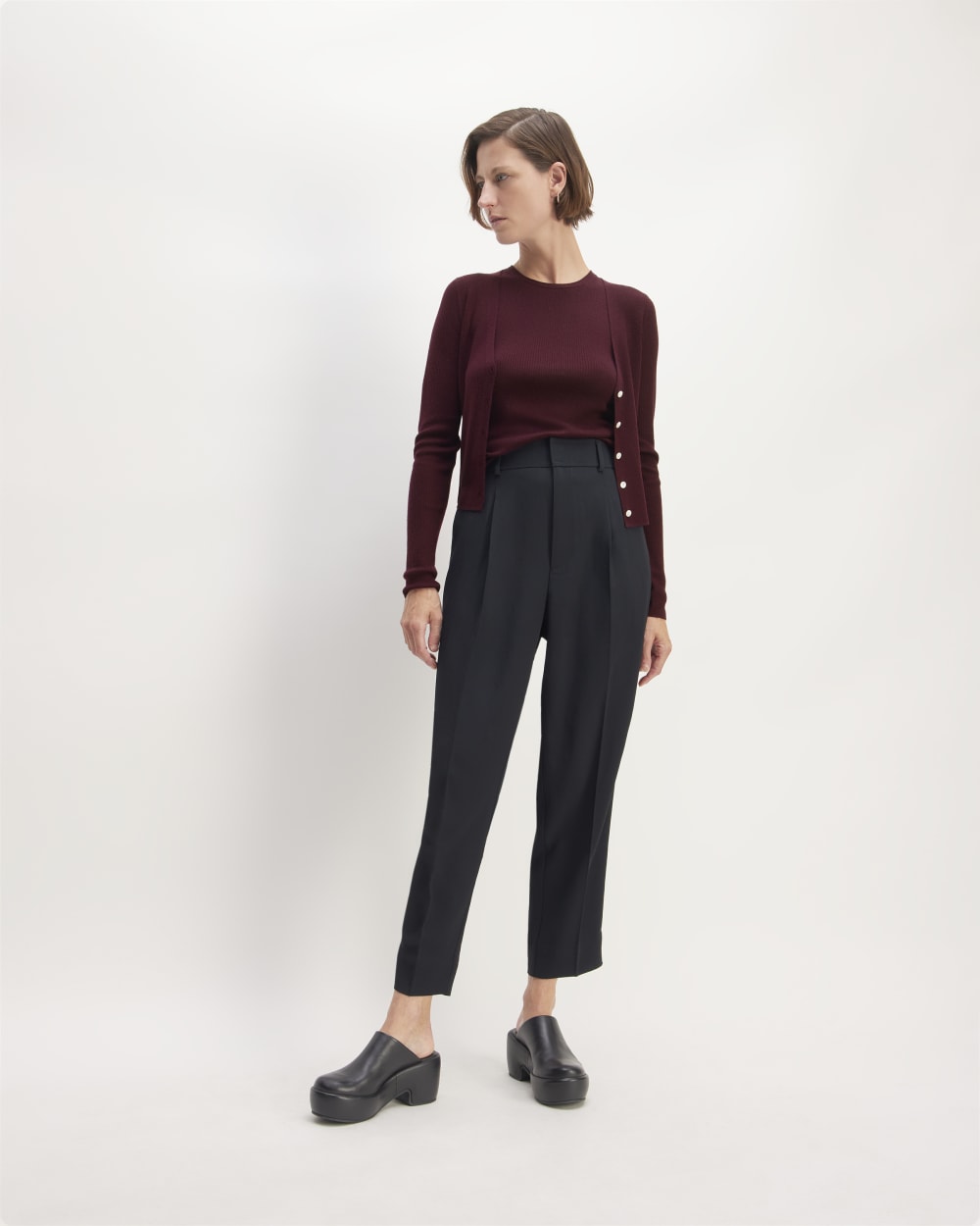 womens-ultrafine-merino-ribbed-cardigan-burgundy