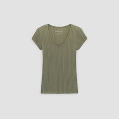 womens-rib-soft-knit-scoop-neck-tee-kalamata | alt