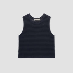 womens-crochet-knit-cami-navy | alt