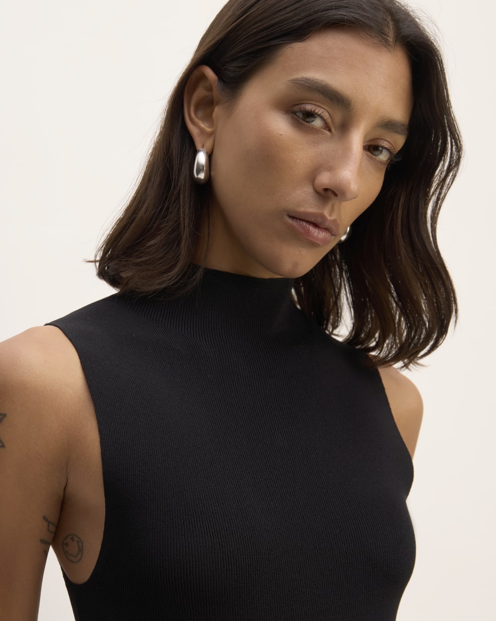 womens-viscose-mock-neck-tank-top-black