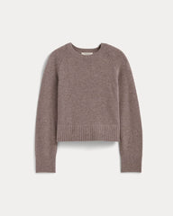 womens-cashmere-boxy-crew-sweater-light-heathered-taupe | alt