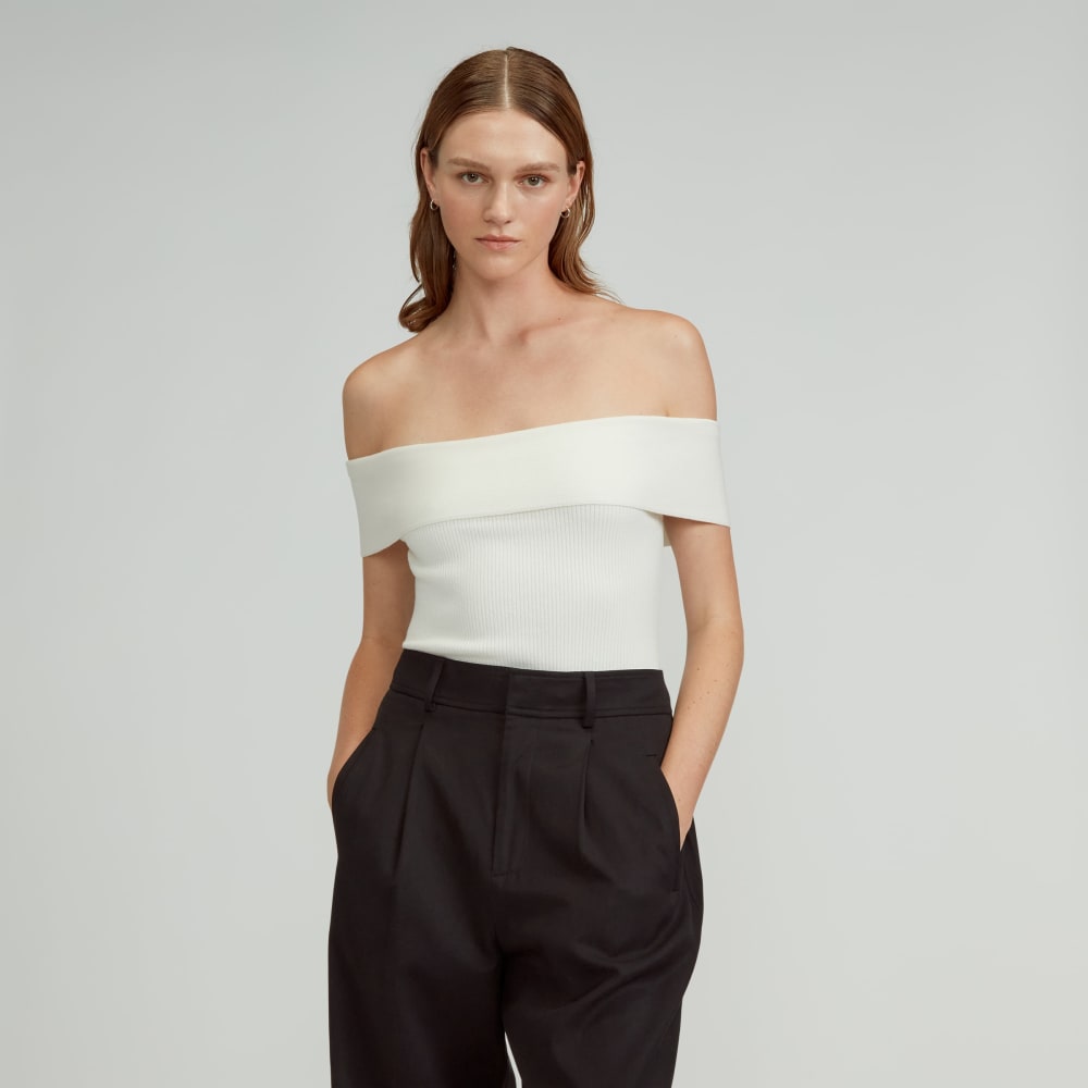 womens-ribbed-cotton-off-shoulder-top-bone | primary