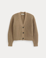 womens-organic-cotton-relaxed-cardigan-heathered-camel | alt
