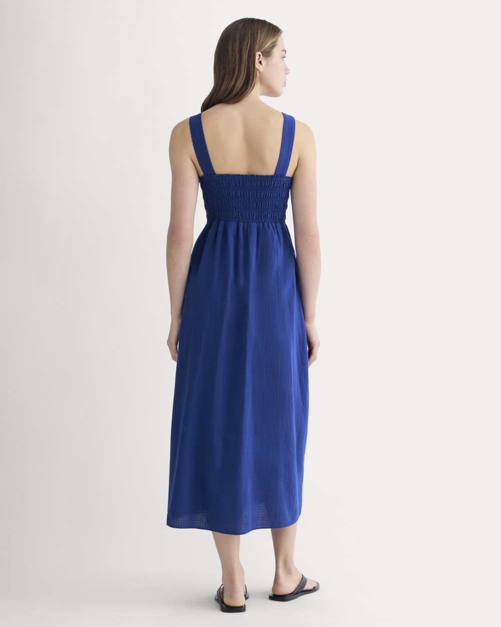 womens-gauze-smock-dress-mazarine-blue