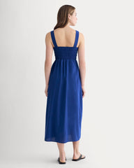 womens-gauze-smock-dress-mazarine-blue