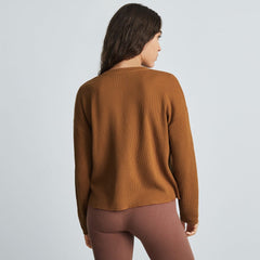 womens-organic-ctn-waffle-henley-toasted-almond | alt