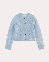 womens-pointelle-cardigan-cloud-chambray-blue | alt