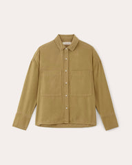 womens-tencel-boxy-shirt-fennel-seed | alt