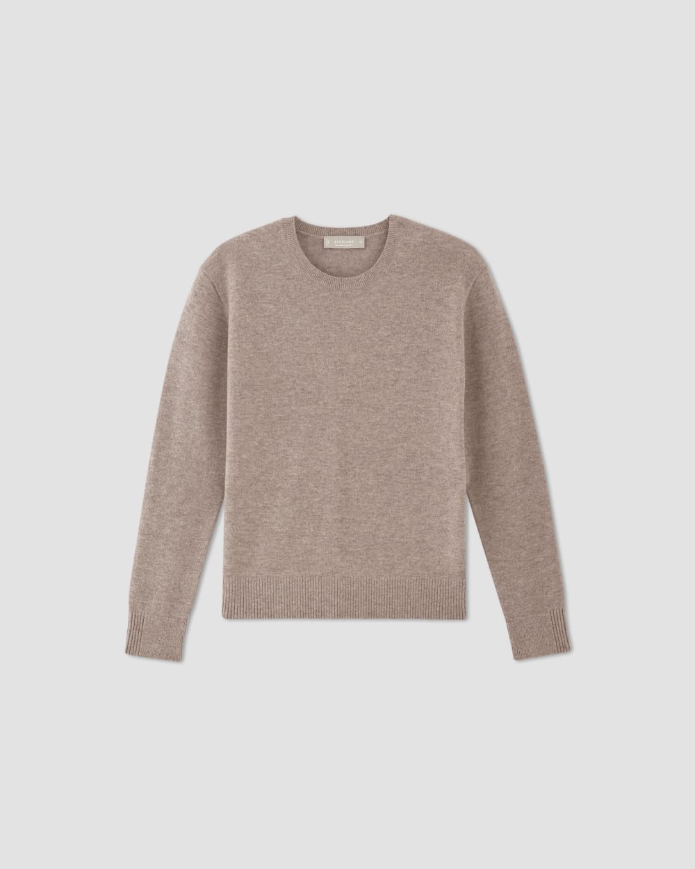 womens-cashmere-classic-crew-sweater-toasted-sesame | alt