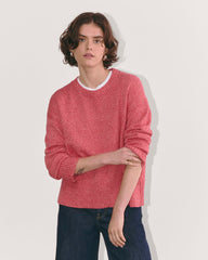 womens-organic-cotton-crew-sweater-pink-peony-red | primary