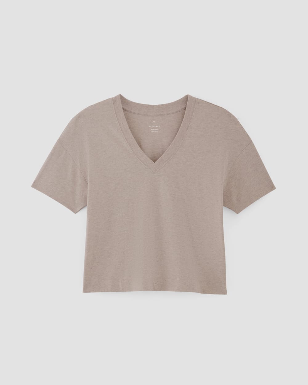 womens-organic-ctn-boxy-v-tee-burnt-sugar | alt