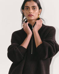 womens-felted-merino-halfzip-sweater-black