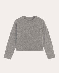 womens-perform-crew-tee-heathered-black | alt