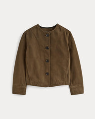 womens-denim-barrel-jacket-cocoa-brown | alt