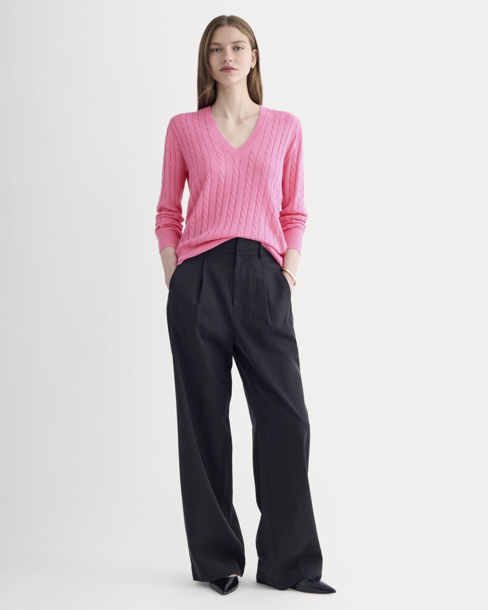womens-cable-v-neck-in-cotton-cashmere-deep-pink