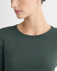 womens-supima-rib-long-sleeve-crew-heathered-dark-sea