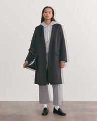 womens-wool-single-breasted-topcoat-dark-charcoal-melange | primary